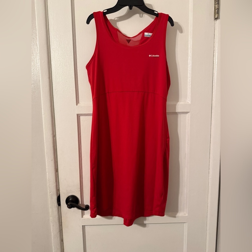 Columbia Red Athletic Dress Siz Large